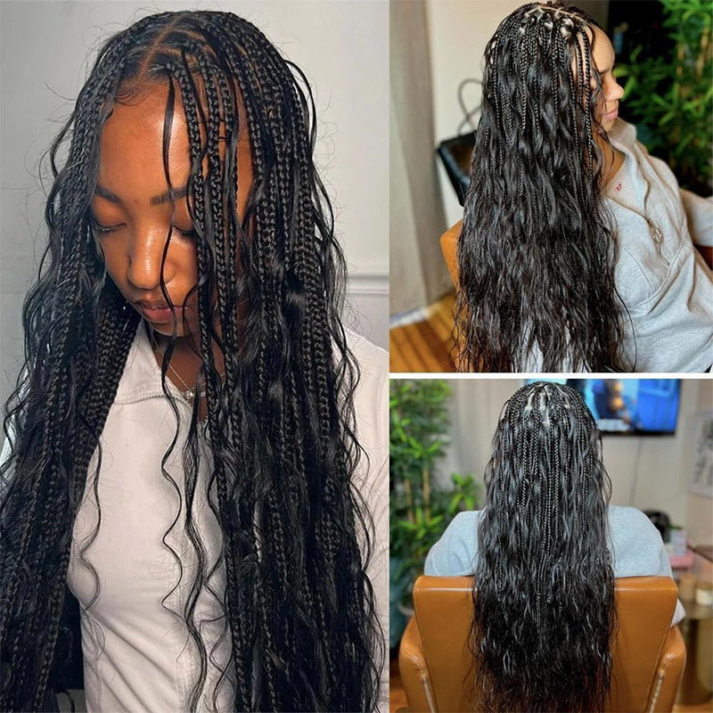 Hairsmarket Body Wave Bulk Hair Extensions 3/4 Bundles Human Hair For Boho Knotless Braiding