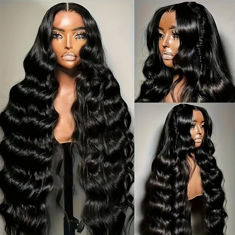 Hairsmarket Put On And Go Glueless Lace Human Hair Wigs 13x4 Body Wave Wig with Breathable Cap Beginner Friendly