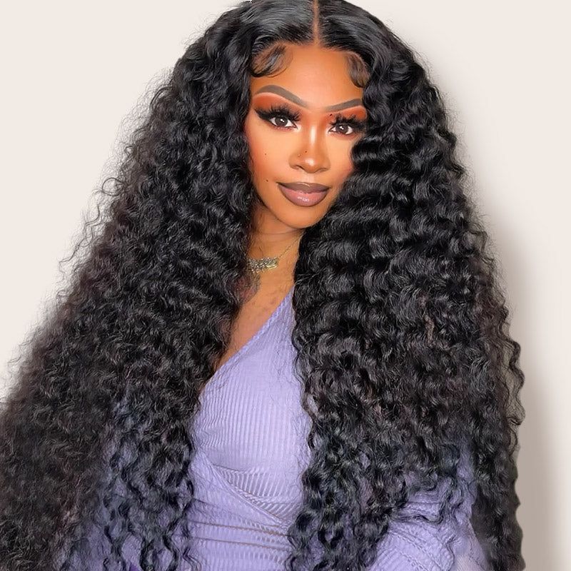 Hairsmarket Deep Wave Wig 13x4 Lace Front Wig Undetectable Transparent Lace Frontal Human Hair Lace Wigs