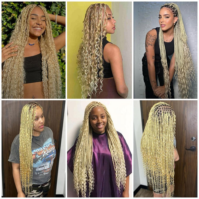 Hairsmarket 613 Blonde Deep Wave Bulk Human Hair For Braiding 100% Virgin Bulk Human Hair Extensions For Braiding