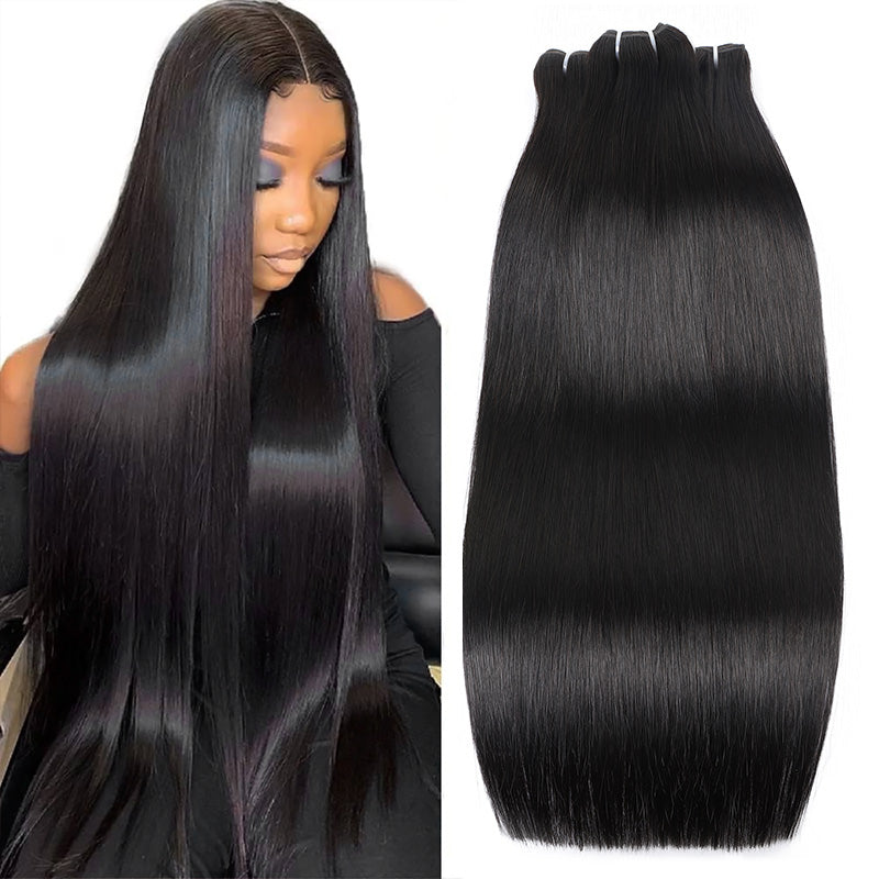 Hairsmarket Raw Vietnamese Straight 100% Human Hair Bundle Premium Quality Virgin Hair Extension