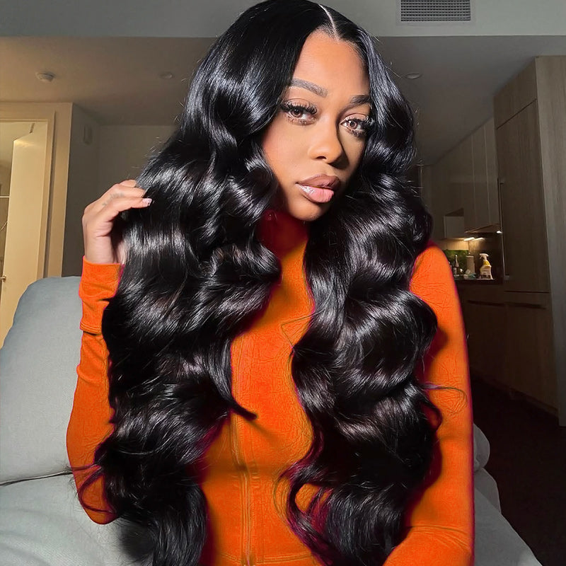 Hairsmarket Body Wave Lace Front Wig 13x4 Lace Front Wig HD Lace Human Hair Wigs 30 Inch