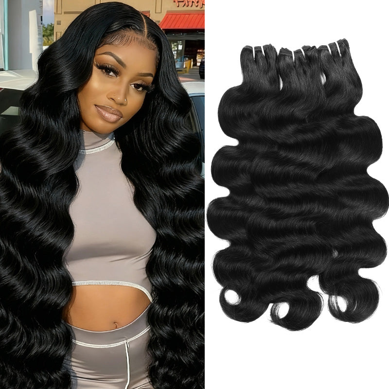 Hairsmarket Brazilian Body Wave Bundles 10A Unprocessced Virgin 100% Human Hair Extensions 1 Pc/3 Pcs