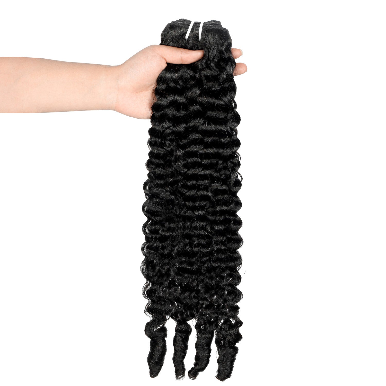 (Ship From US)Hairsmarket Burmese Curly Bundles 12A Unprocessced Virgin 100% Human Hair Extensions 1 Pc/3 Pcs