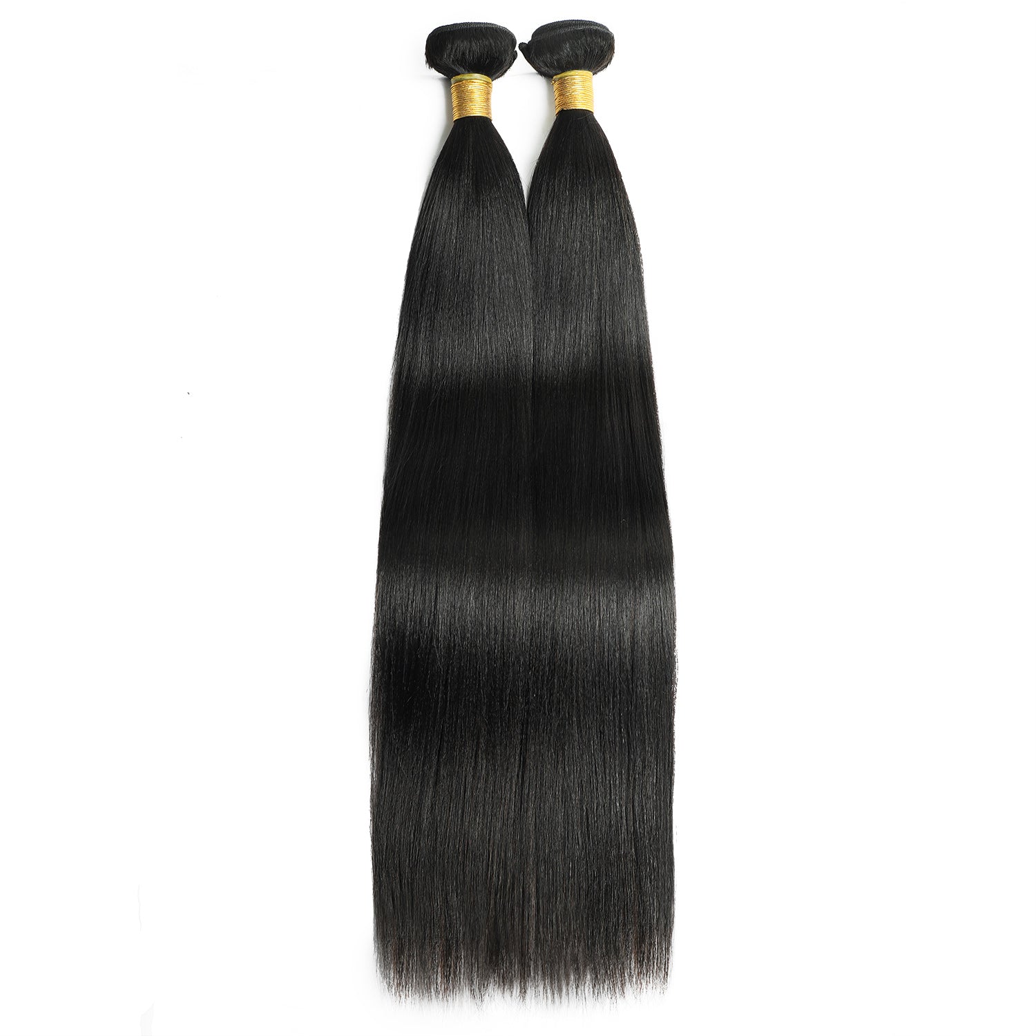 Hairsmarket Light Yaki Human Hair Bundle Brazilian Hair Weave 3 bundles