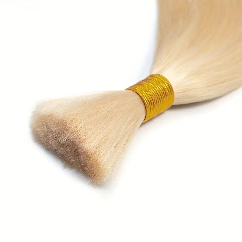 Bulk Human Hair For Braiding 613 Blonde Hair Straight Human Hair 1/3/4 Bundles