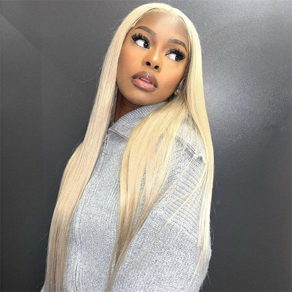 Hairsmarket 613 Blonde 13x6 Lace Front Wigs Straight Human Hair HD Lace Front Wigs Barbie Hair Style 180% Density