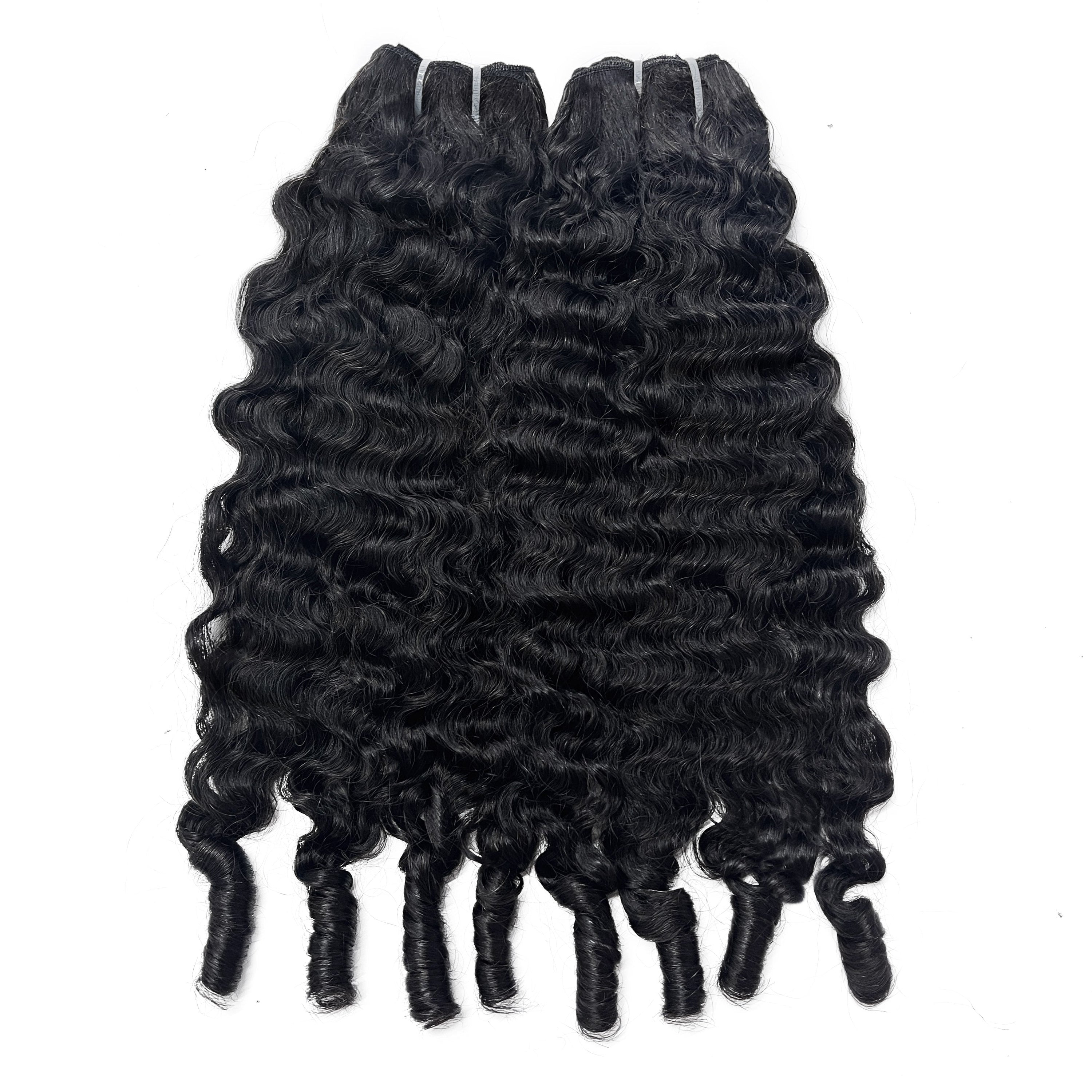Hairsmarket Burmese Curly 3 Bundles With 4x4 Lace Closure 12A Unprocessed Virgin Hair Extensions