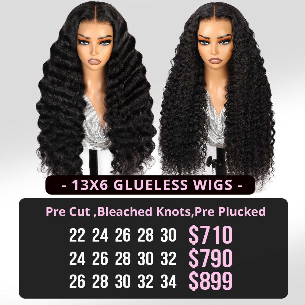 Wholesale | Hairsmarket 13x6 HD Lace Front Wigs 5PCS Glueless Human Hair Wigs