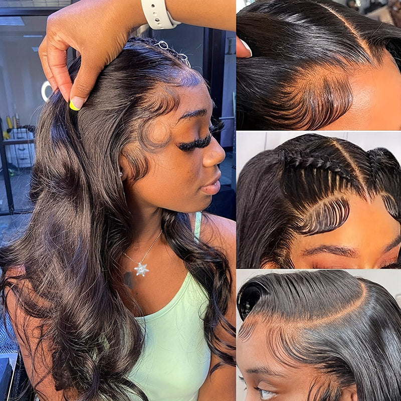 Hairsmarket Wear & Go Glueless Wig Body Wave 7x6 Lace Closure Human Hair Wigs Ready To Go