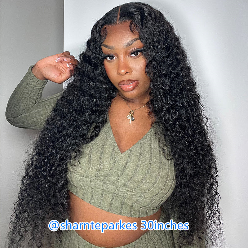 Hairsmarket Pre Plucked Wear and Go Deep Wave Glueless Wigs 13x4 Lace Front Wigs 13x6 HD Lace Frontal Wigs 30 Inch