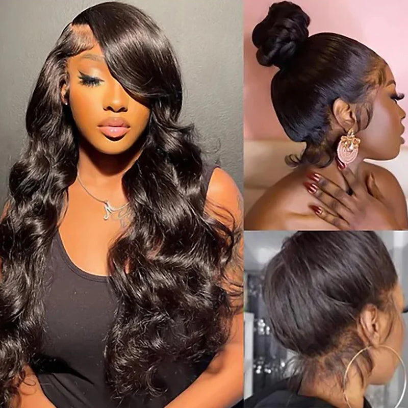 24"=$188.88|Hairsmarket Invisi Strap Snug Fit 360 Transparent Lace Front Wig Body Wave Lace Wig Pre Plucked Glueless Wig