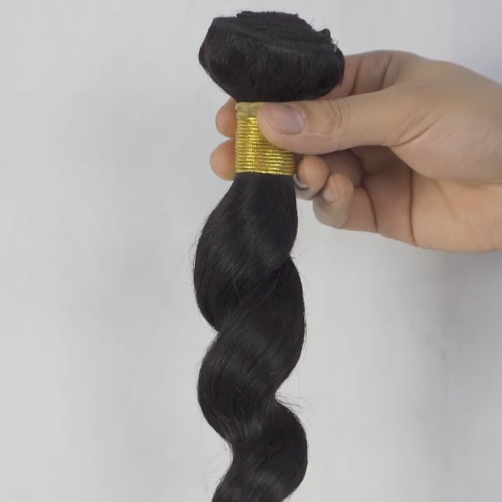 Indian Human Hair Bundles Loose Deep Wave 3 Bundles