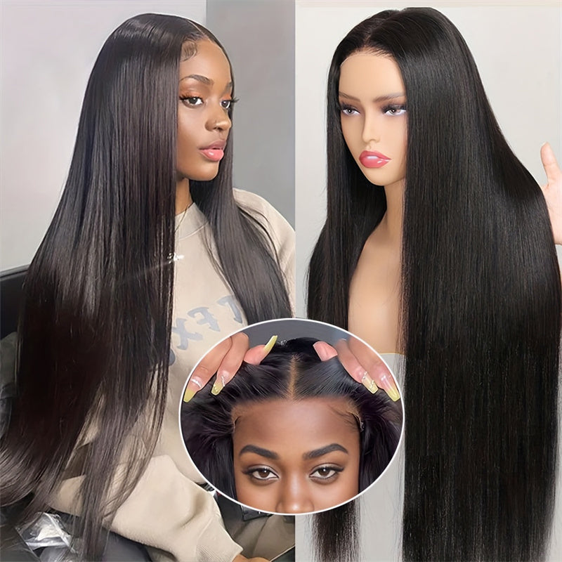 Black Friday Final Deal | Pre-Cut Lace,Pre-Plucked, Bleahed Knots Wear & Go Wigs 13x4 HD Lace Front Wigs