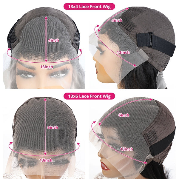 Hairsmarket Pre Plucked Wear and Go Deep Wave Glueless Wigs 13x4 Lace Front Wigs 13x6 HD Lace Frontal Wigs 30 Inch