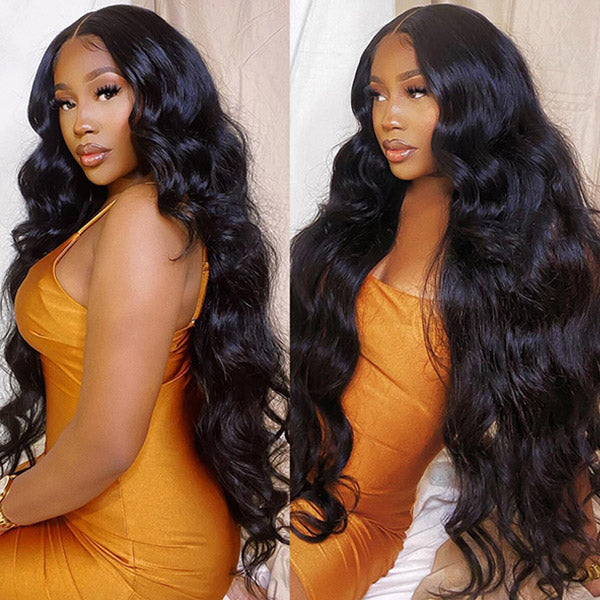 4x4 Lace Closure Body Wave Wig HD Human Hair Wigs Wear And Go Glueless Wig