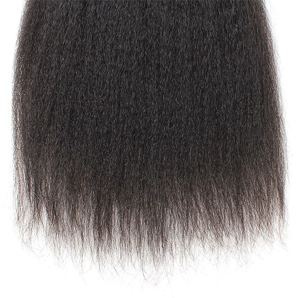 Ishow Hair 2 Bundles Yaki Straight Virgin Human Hair Extensions