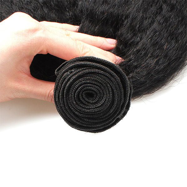 Ishow Virgin Kinky Straight Human Hair Weave Extensions Cheap Sale