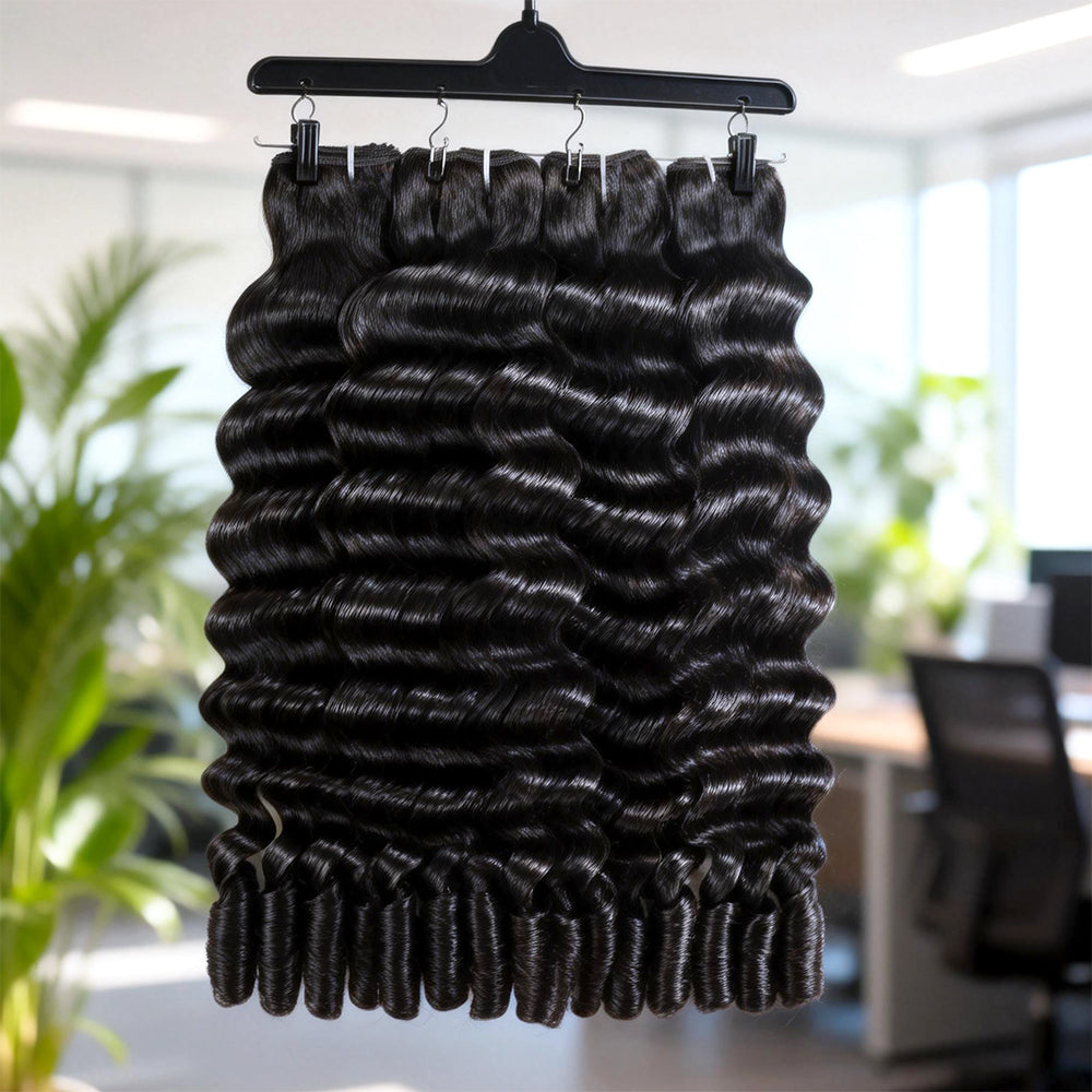 Hairsmarket Burmese Loose Deep Bundles With Spiral Ends 12A Virgin Human Hair Bundles Unprocessed 100% Human Hair Double Weft