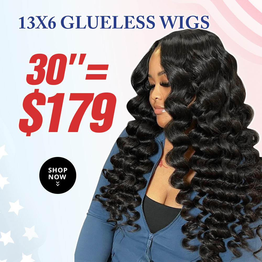 30"=$179 | 13x6 HD Lace Front Human Hair Wigs Pre Plucked Glueless Wig 180% Density