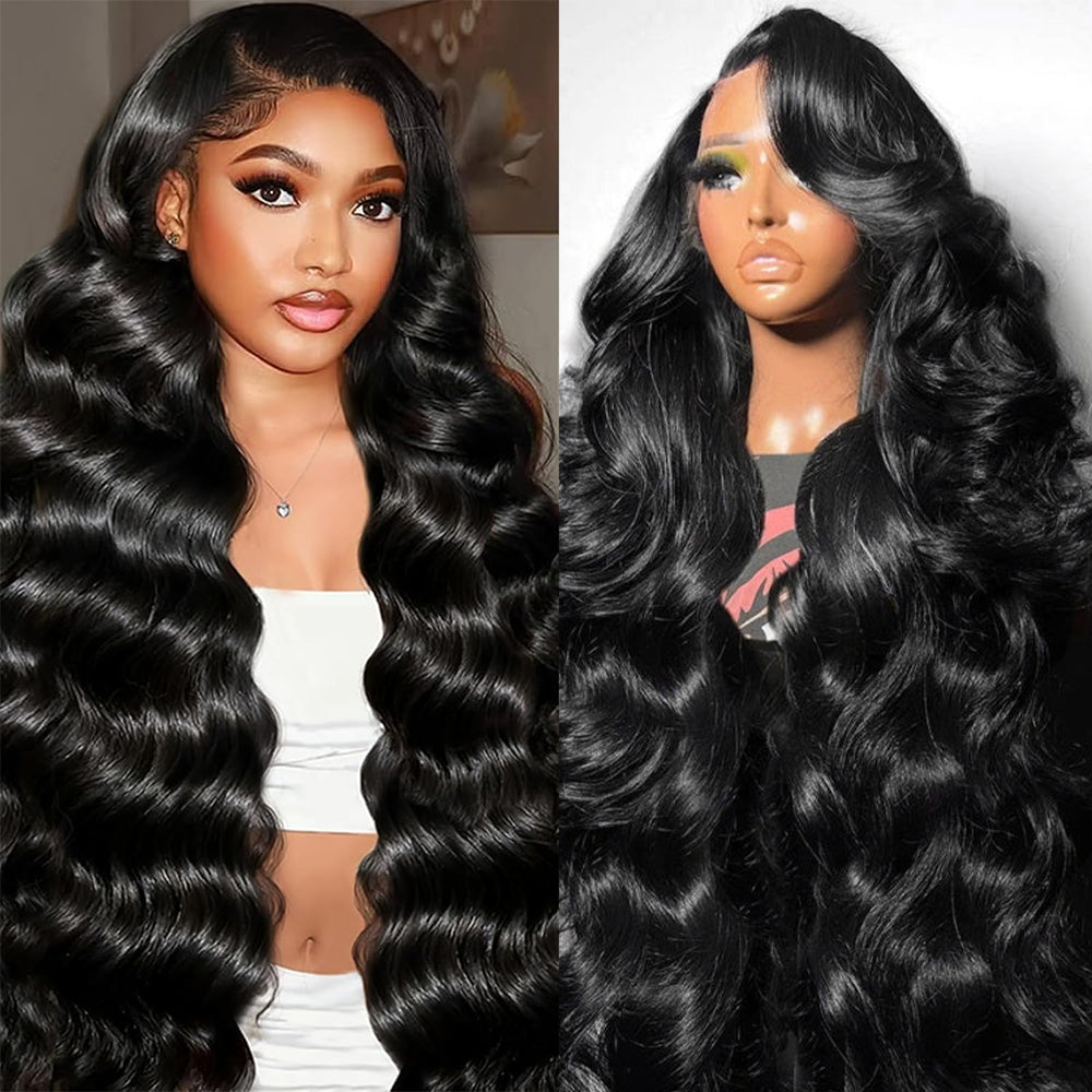 Hairsmarket Body Wave HD Lace Full Lace Frontal Wig 13x4 Human Hair Wigs Undetectable Lace 250% Density