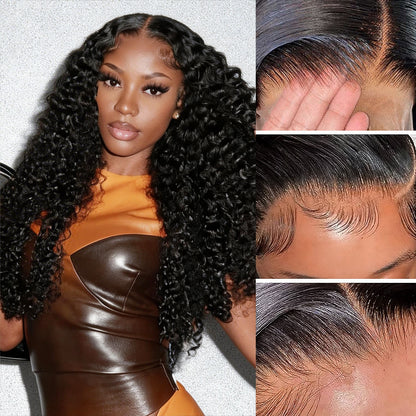 Hairsmarket HD Lace Full Lace Frontal Wig 13x4 Curly Human Hair Wigs Undetectable Lace Pre-Plucked Wigs