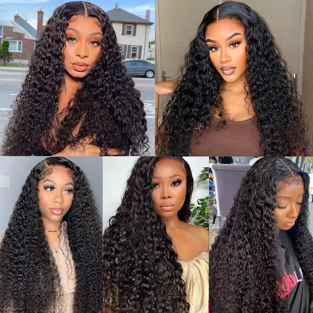 Hairsmarket HD Lace Full Lace Frontal Wig 13x4 Curly Human Hair Wigs Undetectable Lace Pre-Plucked Wigs