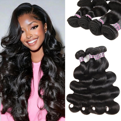 Hairsmarket Peruvian Body Wave Hair Virgin Human Hair 4 Bundles For Sale