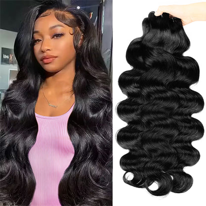 Hairsmarket Brazilian Body Wave Bundles 12A Unprocessced Virgin 100% Human Hair Extensions 1 Pc/3 Pcs