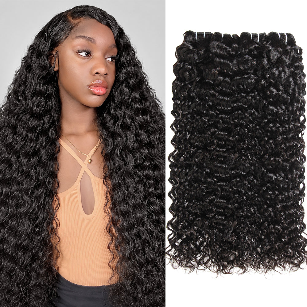 Hairsmarket Malaysian Virgin Hair Unprocessed Water Wave Bundles 4Pcs/Lot