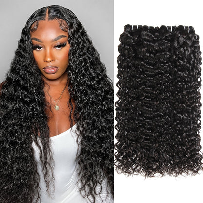 Hairsmarket Malaysian Virgin Hair Unprocessed Water Wave Bundles 4Pcs/Lot