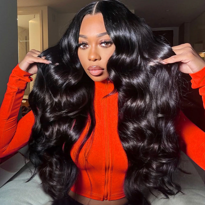 Hairsmarket Body Wave Lace Front Wig 13x4 Lace Front Wig  HD Lace Human Hair Wigs 30 Inch