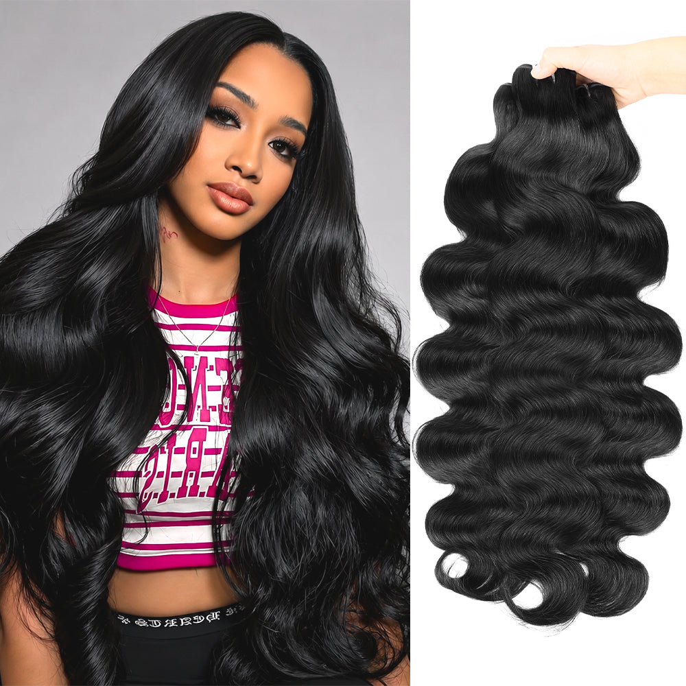 Hairsmarket Brazilian Body Wave Bundles 12A Unprocessced Virgin 100% Human Hair Extensions 1 Pc/3 Pcs