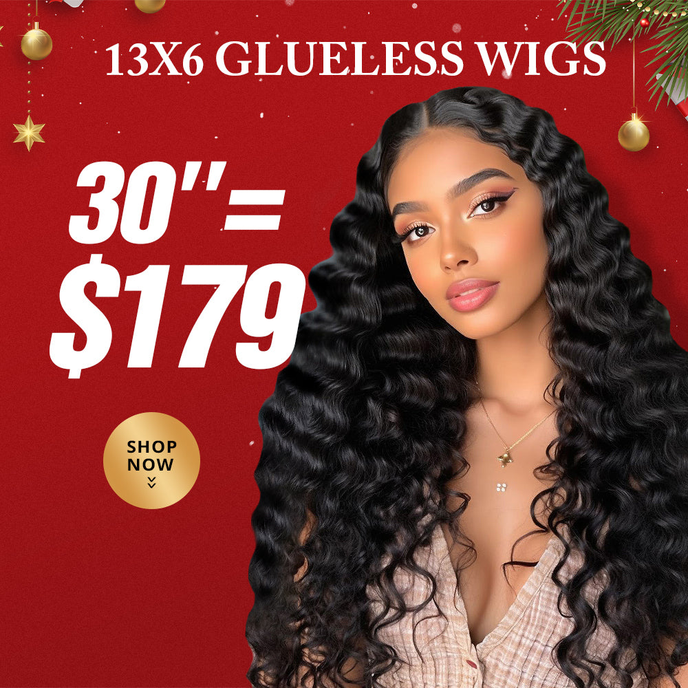 30&quot;=$179 | 13x6 HD Lace Front Human Hair Wigs Pre Plucked Glueless Wig 180% Density
