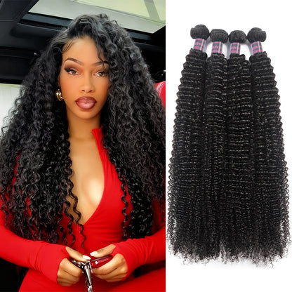 Hairsmarket Malaysian Virgin Hair 4 Bundles Unprocessed Kinky Curly Hair Extensions