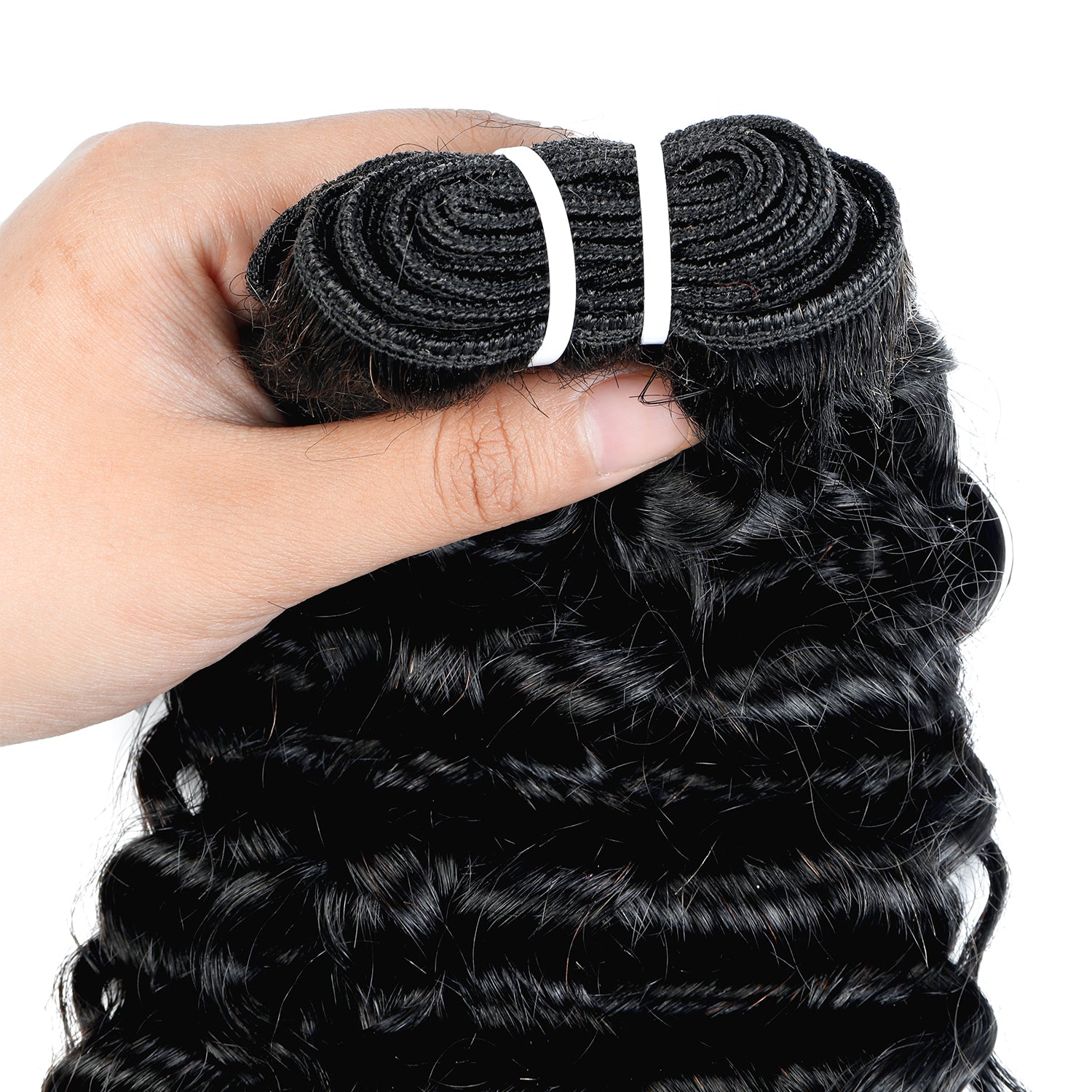 Hairsmarket Burmese Curly 3 Bundles With 13x4 Lace Frontal 100% Virgin Human Hair Extensions