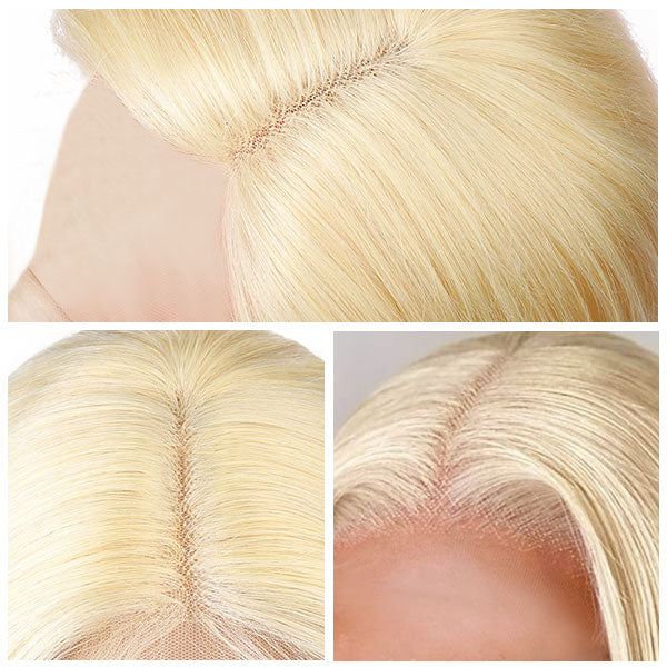 Wear & Go Glueless Wigs 613 Blonde Body Wave Lace Frontal Wigs 13x4 Lace Wigs No Glue
