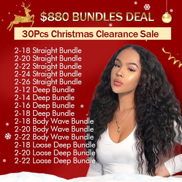 $880 Wholesale Deal Human Hair Bundles Deal 100% Virgin Human Hair 30PCS