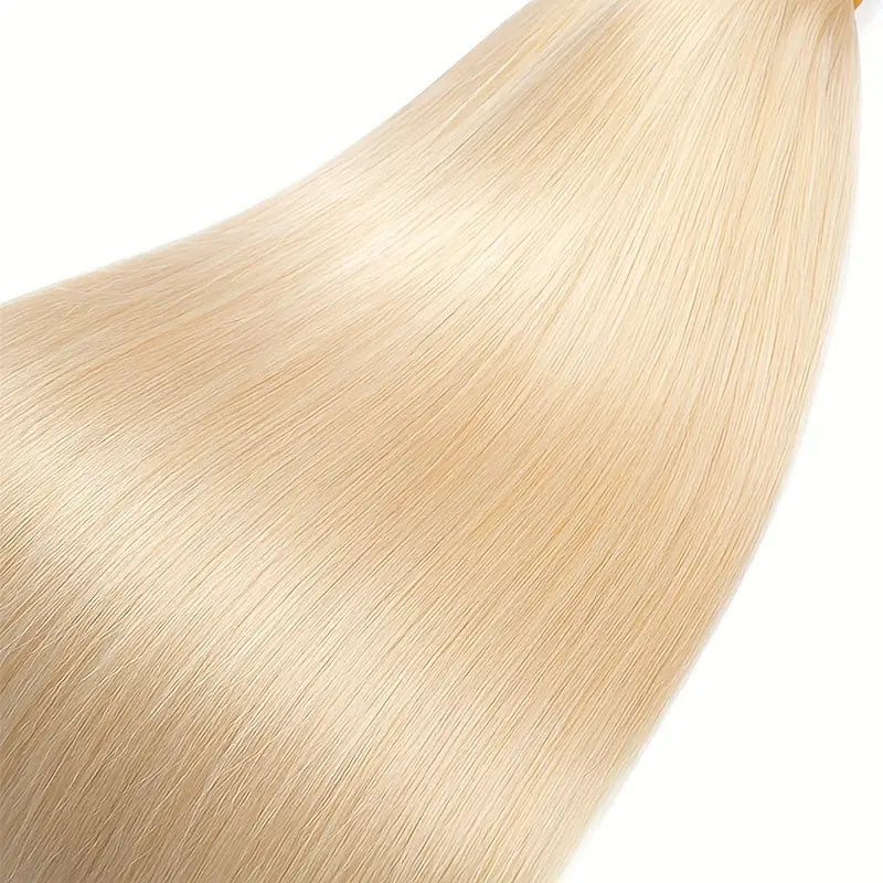 Bulk Human Hair For Braiding 613 Blonde Hair Straight Human Hair 1/3/4 Bundles