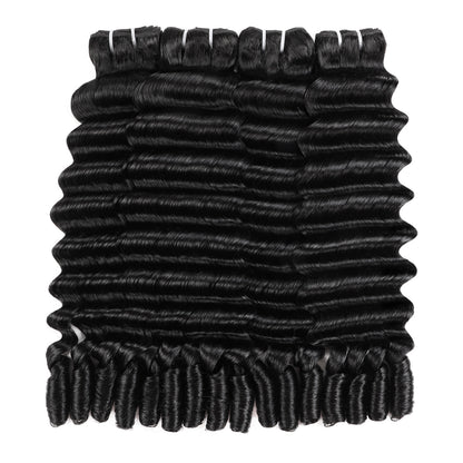 Hairsmarket Burmese Loose Deep Bundles With Spiral Ends 12A Virgin Human Hair Bundles Unprocessed 100% Human Hair Double Weft