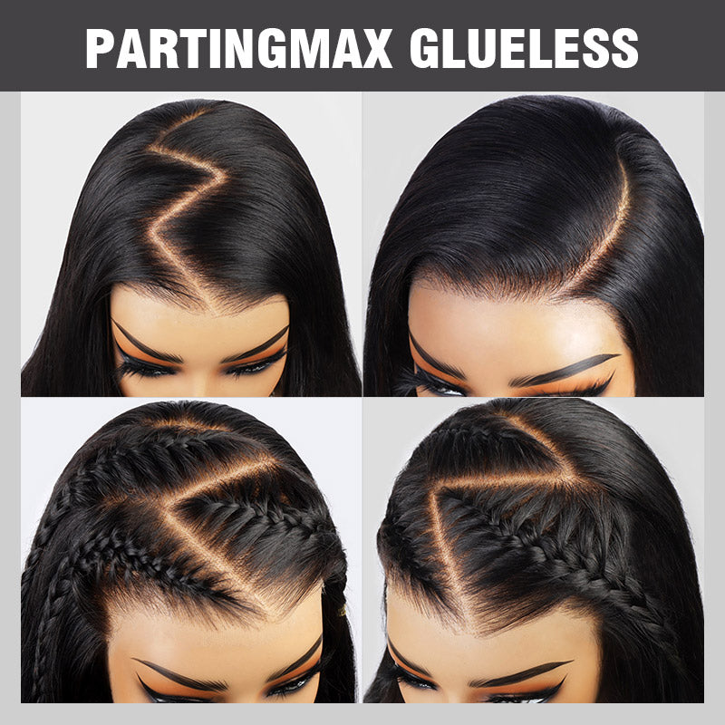Hairsmarket Water Wave Glueless Wigs 7x6 HD Lace Wig Bleached Knots Human Hair Wear Go Wig