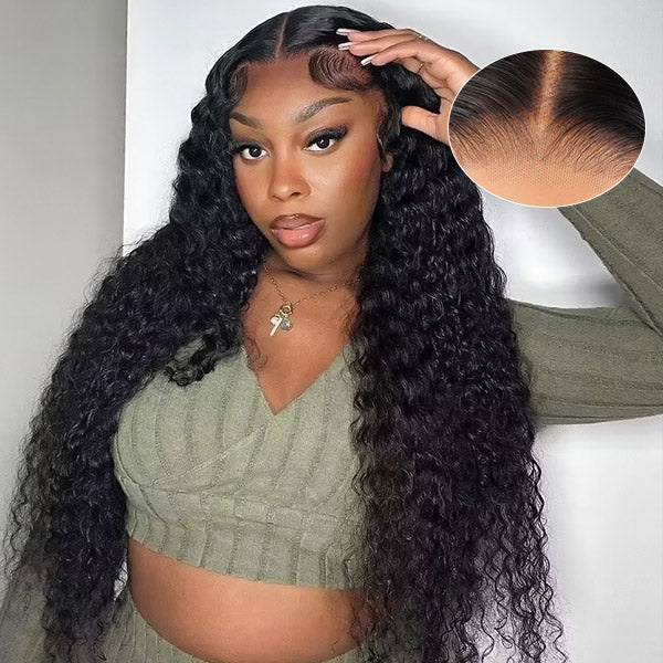 Hairsmarket Pre Plucked Wear and Go Deep Wave Glueless Wigs 13x4 Lace Front Wigs 13x6 HD Lace Frontal Wigs 30 Inch