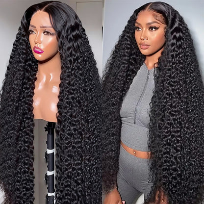 Kinky Curly Wig 13x4 Lace Front Wig Invisible HD Transparent Lace Wigs 100% Human Hair For Women