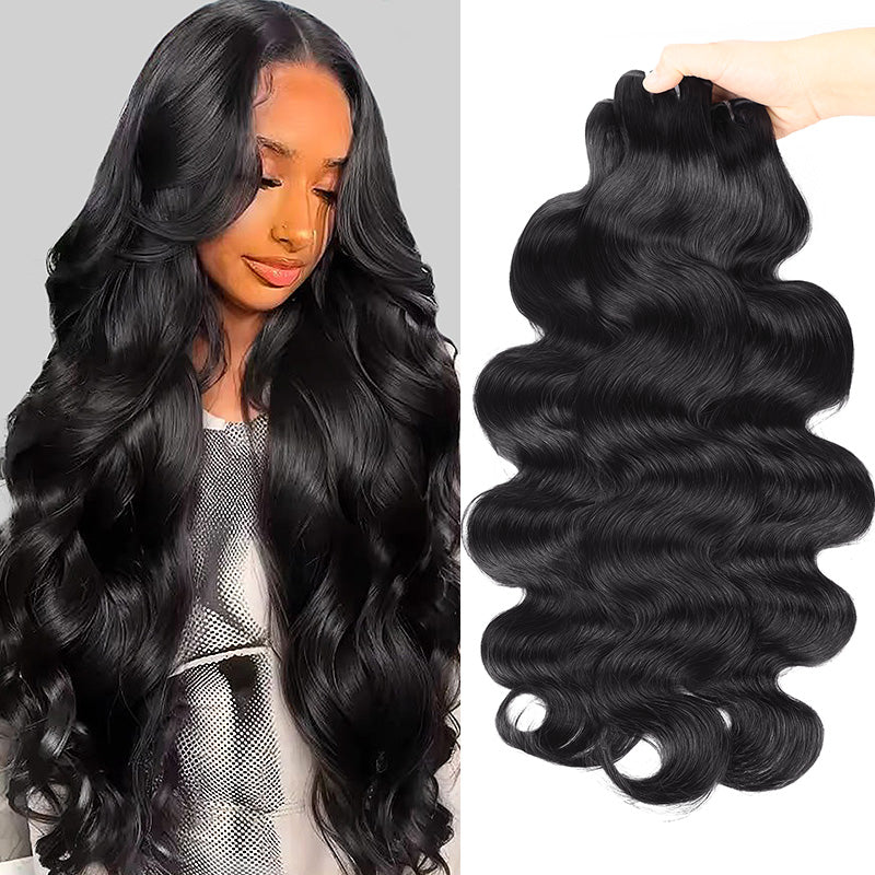 Hairsmarket Brazilian Body Wave Bundles 10A Unprocessced Virgin 100% Human Hair Extensions 1 Pc/3 Pcs
