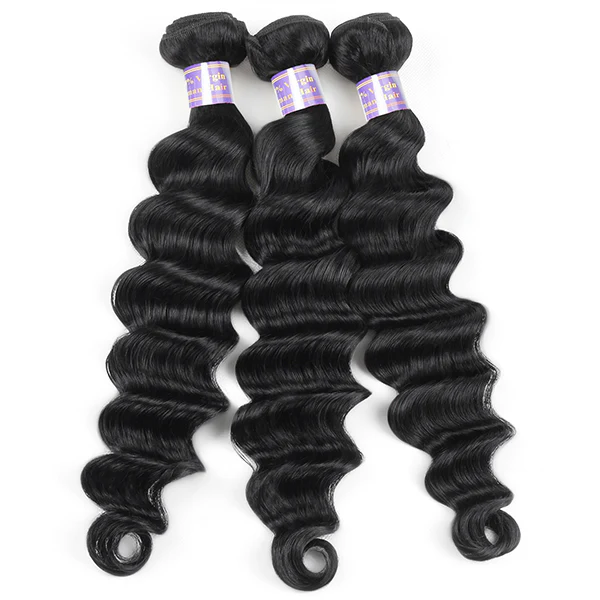 (Super Sale) 9A Remy Brazilian Human Hair Bundles Virgin Human Hair Extension3 Bundles