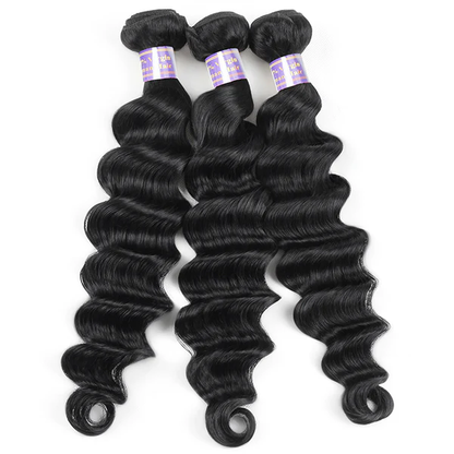 (Super Sale) 9A Remy Brazilian Human Hair Bundles Virgin Human Hair Extension3 Bundles