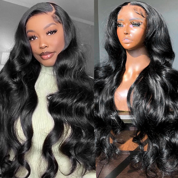 Glueless Wigs Body Wave Lace Front Wigs 13x4 HD Lace Frontal Wig 200% Density Human Hair Wigs