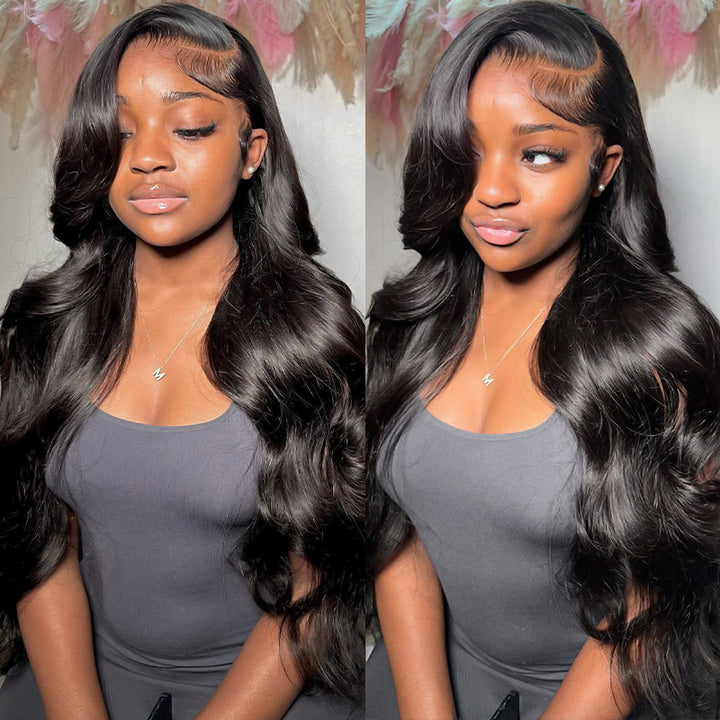 Pre Plucked Wear & Go Wigs 30'' Body Wave 13x6 HD Lace Front Wig For Women