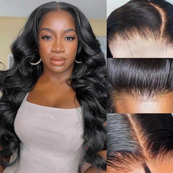 Body Wave Glueless Wigs 13x4 HD Lace Front Wigs Pre Plucked 30Inch Body Wave Frontal Wigs