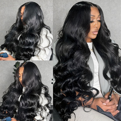 Hairsmarket 12A Body Wave Bundles With 4x4 Lace Closure Unprocessced Virgin 100% Human Hair Extensions